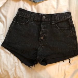 Hollister black shorts